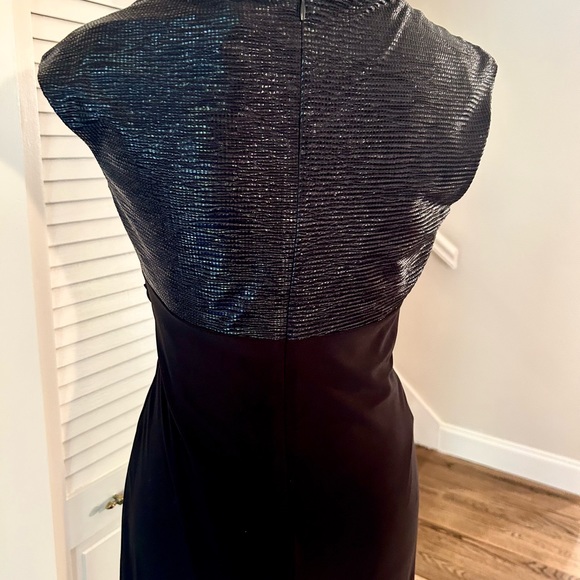 Ralph Lauren black formal dress sz 4 with sequined jacket by Cejon. - Picture 5 of 11